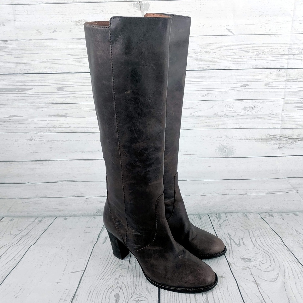 J. Crew Italy Glenbrae Tall Riding Boots Sz 7